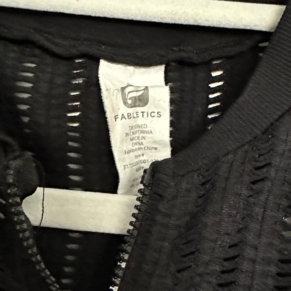 Fabletics Black Textured Jacket - Picture 2 of 6